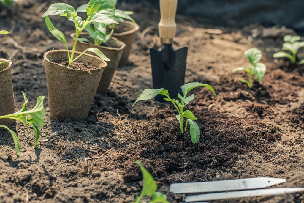 pepper seedlings